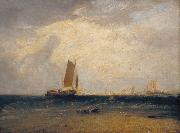 Joseph Mallord William Turner Fishing upon Blythe-sand,tide setting in (mk31) oil painting reproduction